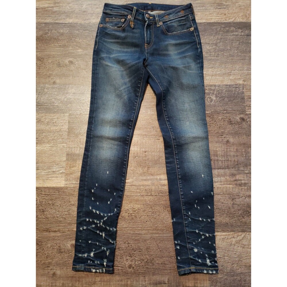 R13 Alison Skinny Jeans Womens Size 25 Camden W Barbed Wire Rips (d
